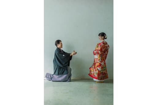 プロポーズ風のお写真も！
