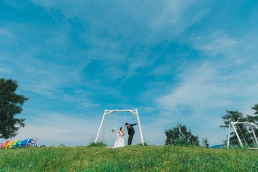 大空へ向かって、未来へのスイング
