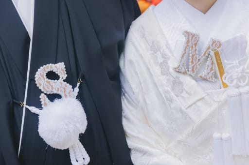 お互いのイニシャルマークを