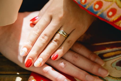 ネイルと一緒に