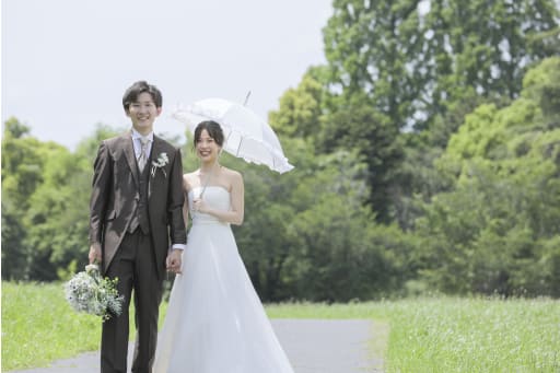 お散歩ショット。