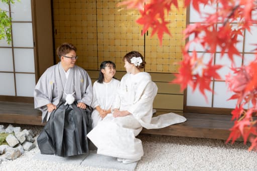 屋内庭園で秋を感じて