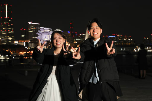 最後はピース！！