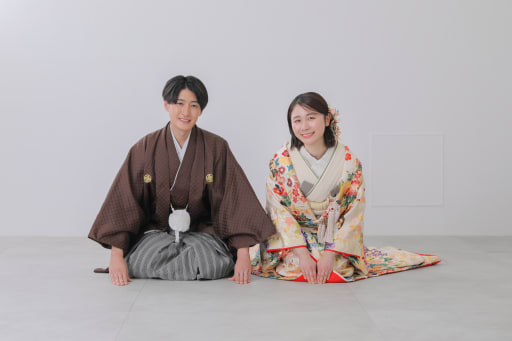 正座ショット。