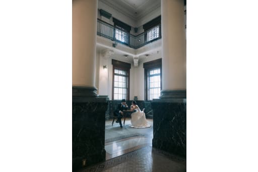 特徴的な内装でクラシカルに撮影！