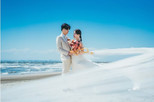 海撮影ならではの、シーン♡