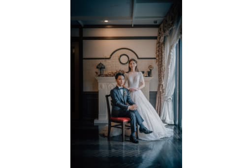  かっちりとしたショットも