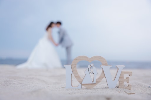 ふたりをぼかして