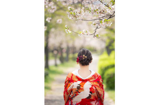 新婦様の後ろショット