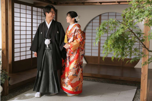 見つめ合いショット