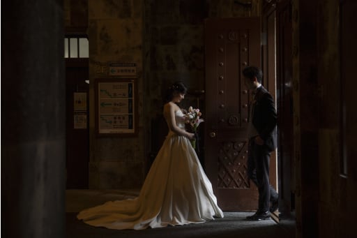 新婦様を迎えに