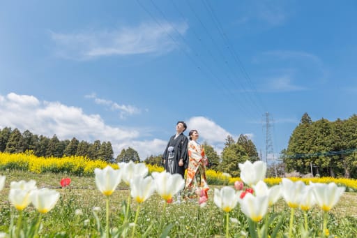 青空いっぱい入れて