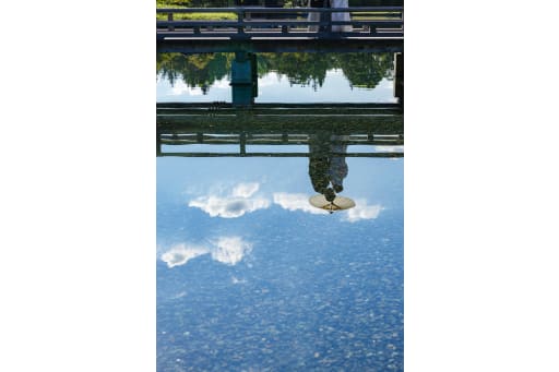 水鏡が創り出す幻想的な世界