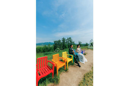 丘の上に響く二人のメロディ