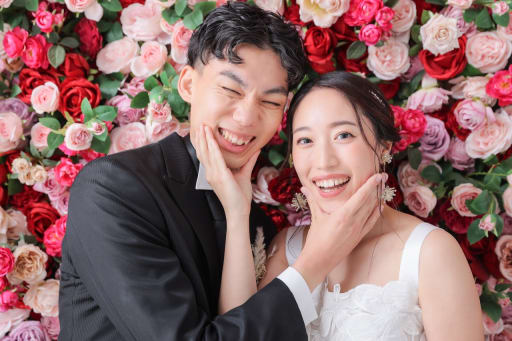 ほっぺをむにっと