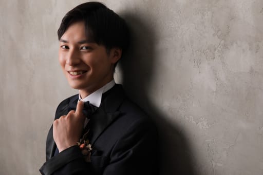   新郎様のソロカット