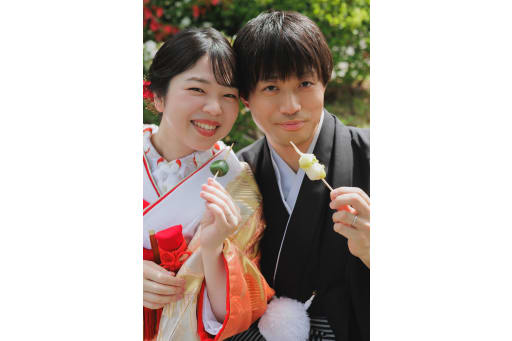 三溪園名物のお団子をパクリ！