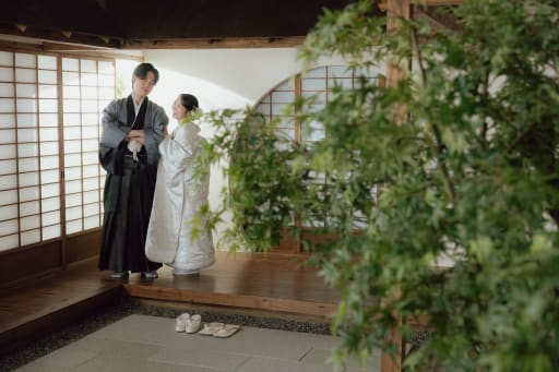縁側でほっと一息