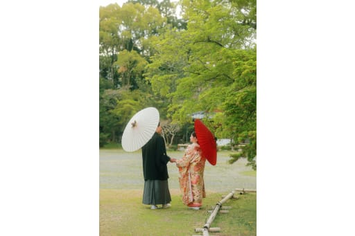 最後はお二人の後ろ姿で締めくくり