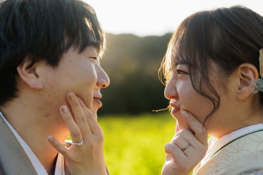 仲睦まじいお二人