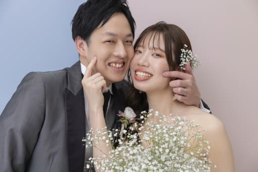 ほっぺをくっつけて