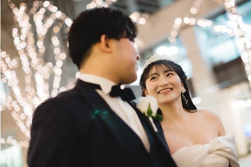 最後はイルミネーションと