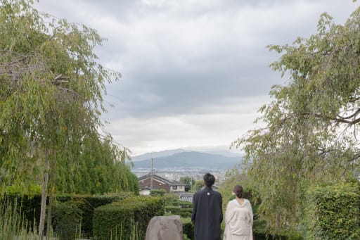 京都の街並みを一望できる場所