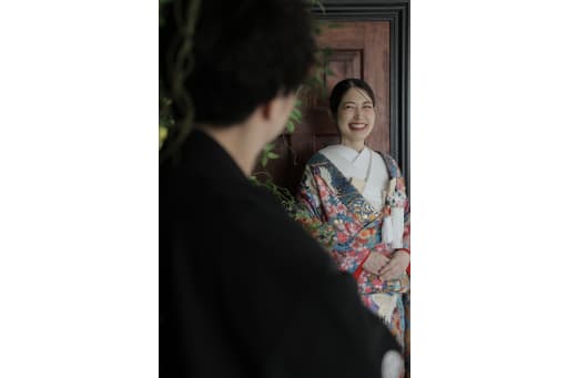 新郎様を見つめる新婦様が可愛すぎますね♡