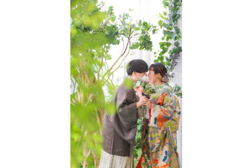 ブーケに隠した、秘密のキス