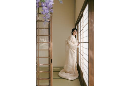 2着目の白無垢で