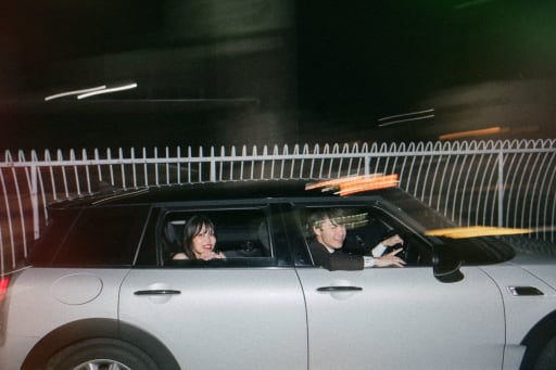 車に乗って帰ります！