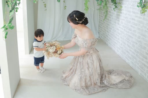 ママにお花を