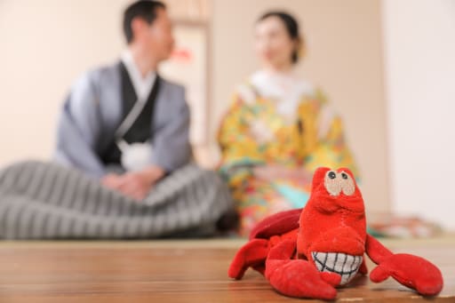 小物と一緒に