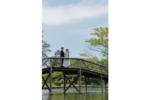 広い景色と