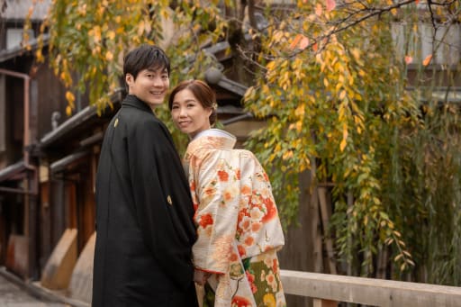 まずは祇園で撮影開始