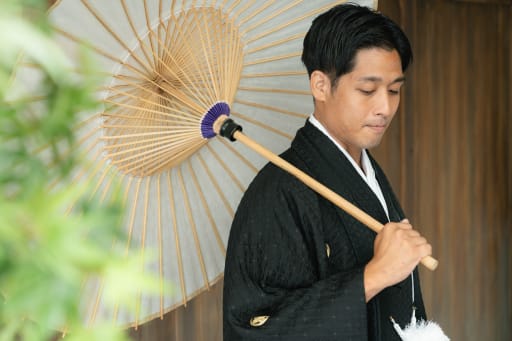 ご新郎様のソロショット