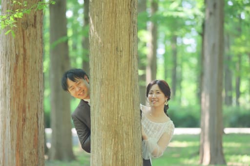 森でかくれんぼ