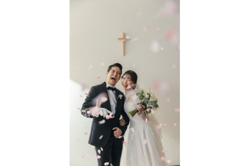 スタジオでチャペルフォト10