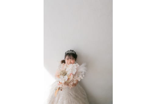 笑顔がとっても可愛い新婦様です