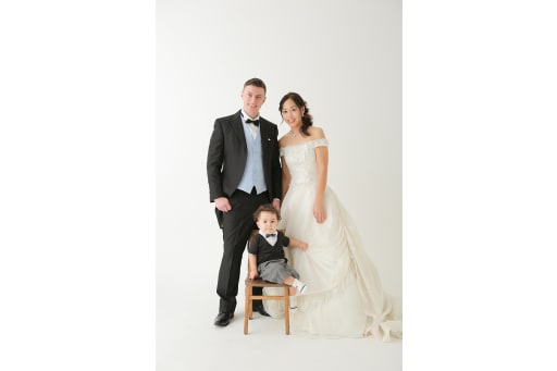 洋装もバッチリ