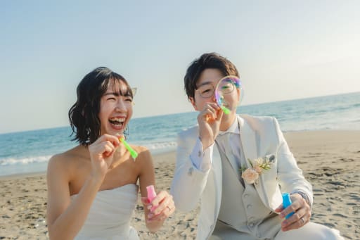 大きなシャボン玉