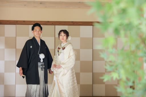 屋内庭園スタジオで