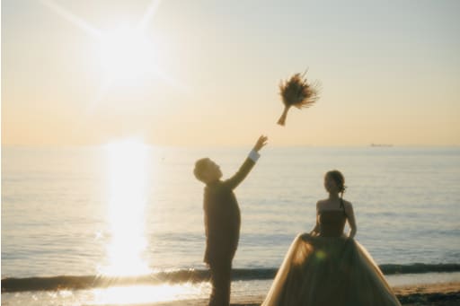 おふたりがとっても笑顔で幸せにあふれていますね！