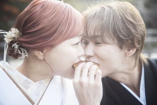 一緒にどら焼き