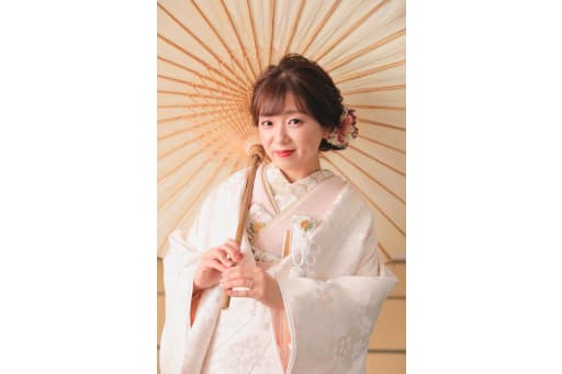 とってもピンクが似合うご新婦様