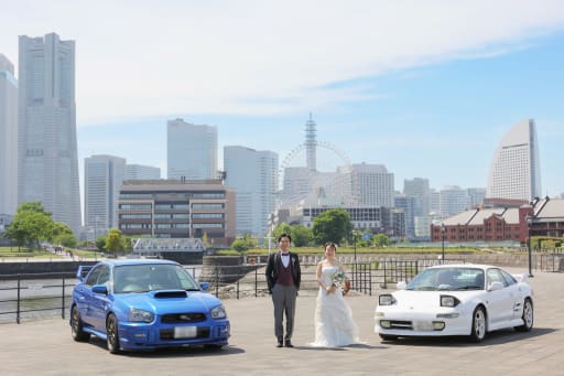 愛車とみなとみらい