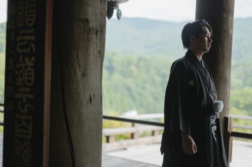 新郎様ソロショット  