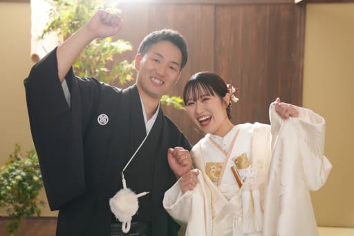 結婚式に！