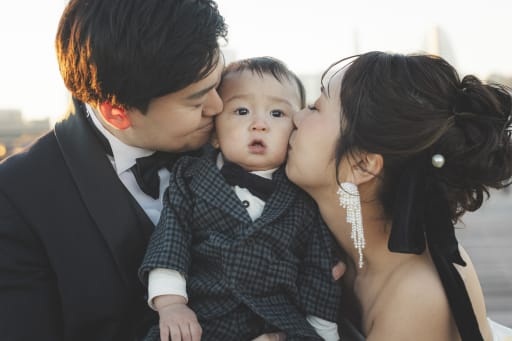愛しのお子さんとも撮影できます！