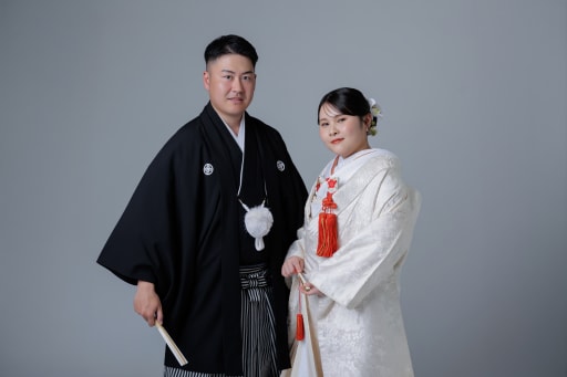 白無垢の美しさが際立つ、凛とした一枚